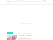 Tablet Screenshot of mindbodypregnancy.com